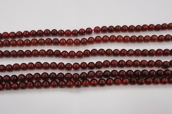 CGA601 15.5 inches 6mm A grade round natural orange garnet beads