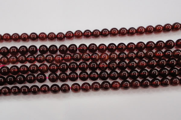 CGA605 15.5 inches 8mm A+ grade round natural orange garnet beads