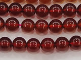 CGA611 15.5 inches 6mm AAA grade round natural orange garnet beads