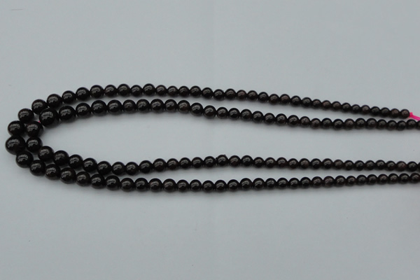 CGA650 15.5 inches 5mm - 10mm round red garnet gemstone beads