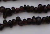 CGA652 15.5 inches 4*6mm nuggets red garnet gemstone beads