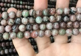 CGA685 15.5 inches 8mm round kashgar garnet beads wholesale