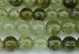 CGA840 15 inches 4mm round green garnet beads