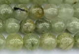 CGA845 15 inches 6mm round green garnet beads