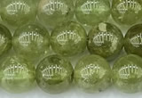 CGA851 15 inches 8mm round green garnet beads