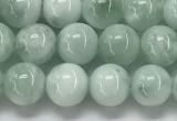 CGA900 15.5 inches 4mm round green angel skin gemstone beads