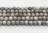 CGA923 15.5 inches 12mm faceted round blue angel skin beads wholesale