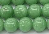 CGA931 15 inches 8mm round green angel skin beads