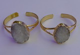 CGB2000 22*30mm - 25*30mm freeform druzy agate gemstone bangles