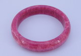 CGB201 Inner diameter 60mm fashion dyed rhodochrosite gemstone bangle