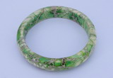 CGB207 Inner diameter 60mm fashion dyed imperial jasper gemstone bangle