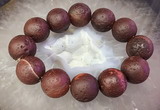 CGB3009 7.5 inches 20mm round agate bracelet wholesale