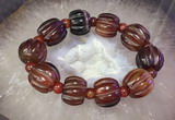 CGB3015 7.5 inches 16*20mm pumpkin agate bracelet wholesale