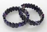 CGB3102 7.5 inches 8*15mm oval agate gemstone bracelets