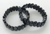 CGB3114 7.5 inches 8*15mm oval agate gemstone bracelets