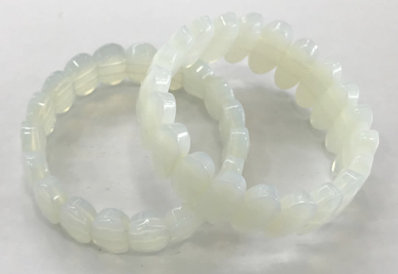 CGB3281 7.5 inches 10*15mm faceted oval opal bracelets