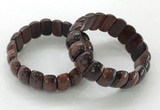 CGB3304 7.5 inches 10*20mm faceted oval red tiger eye bracelets