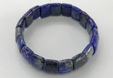 CGB3344 7.5 inches 10*15mm rectangle lapis lazuli bracelets