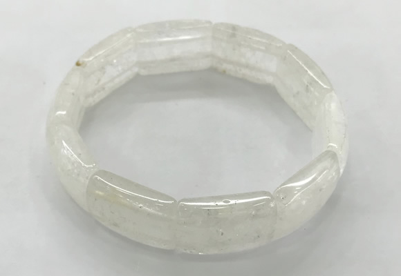 CGB3400 7.5 inches 15*21mm white crystal bracelets wholesale