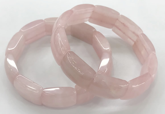 CGB3401 7.5 inches 15*21mm rose quartz bracelets wholesale