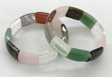 CGB3405 7.5 inches 15*21mm mixed gemstone bracelets