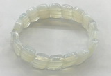 CGB3442 7.5 inches 10*15mm faceted marquise opal bracelets