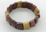 CGB3472 7.5 inches 12*17mm trapezoid mookaite bracelets