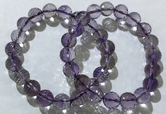 CGB4016 7.5 inches 9mm faceted round ametrine beaded bracelets