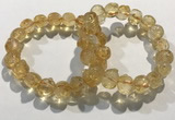 CGB4035 7.5 inches 10*14mm calabash citrine beaded bracelets wholesale