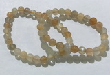 CGB4056 7.5 inches 7mm round moonstone beaded bracelets