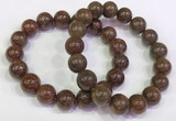 CGB4603 12mm - 13mm round golden rutilated quartz beaded bracelets