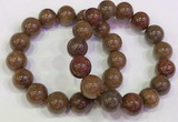 CGB4604 13mm - 14mm round golden rutilated quartz beaded bracelets