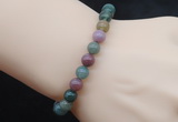 CGB5019 6mm, 8mm round Indian agate beads stretchy bracelets