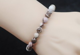 CGB5038 6mm, 8mm round zebra jasper beads stretchy bracelets