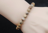 CGB5039 6mm, 8mm round picture jasper beads stretchy bracelets