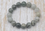 CGB5305 10mm, 12mm round seaweed quartz beads stretchy bracelets