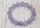 CGB5308 10mm, 12mm round lavender amethyst beads stretchy bracelets