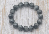 CGB5324 10mm, 12mm round eagle eye beads stretchy bracelets