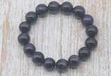 CGB5328 10mm, 12mm round purple tiger eye beads stretchy bracelets