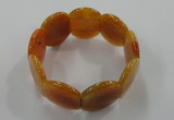 CGB701 8 inches 25*30mm agate gemstone bracelet wholesale