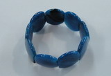 CGB703 8 inches 25*30mm agate gemstone bracelet wholesale