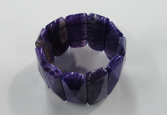 CGB710 8 inches 21*55mm agate gemstone bracelet wholesale