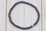 CGB7208 4mm tiny blue tiger eye beaded meditation yoga bracelets