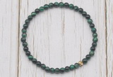 CGB7209 4mm tiny green tiger eye beaded meditation yoga bracelets