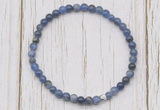 CGB7212 4mm tiny sodalite beaded meditation yoga bracelets