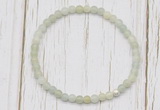 CGB7240 4mm tiny New jade beaded meditation yoga bracelets