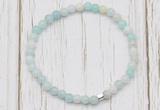 CGB7252 4mm tiny amazonite beaded meditation yoga bracelets