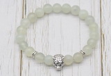 CGB7378 8mm New jade bracelet with tiger head for men or women