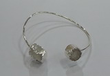 CGB888 12mm - 14*15mm freeform druzy agate gemstone bangles