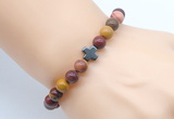 CGB8905 8mm, 10mm mookaite & cross hematite power beads bracelets